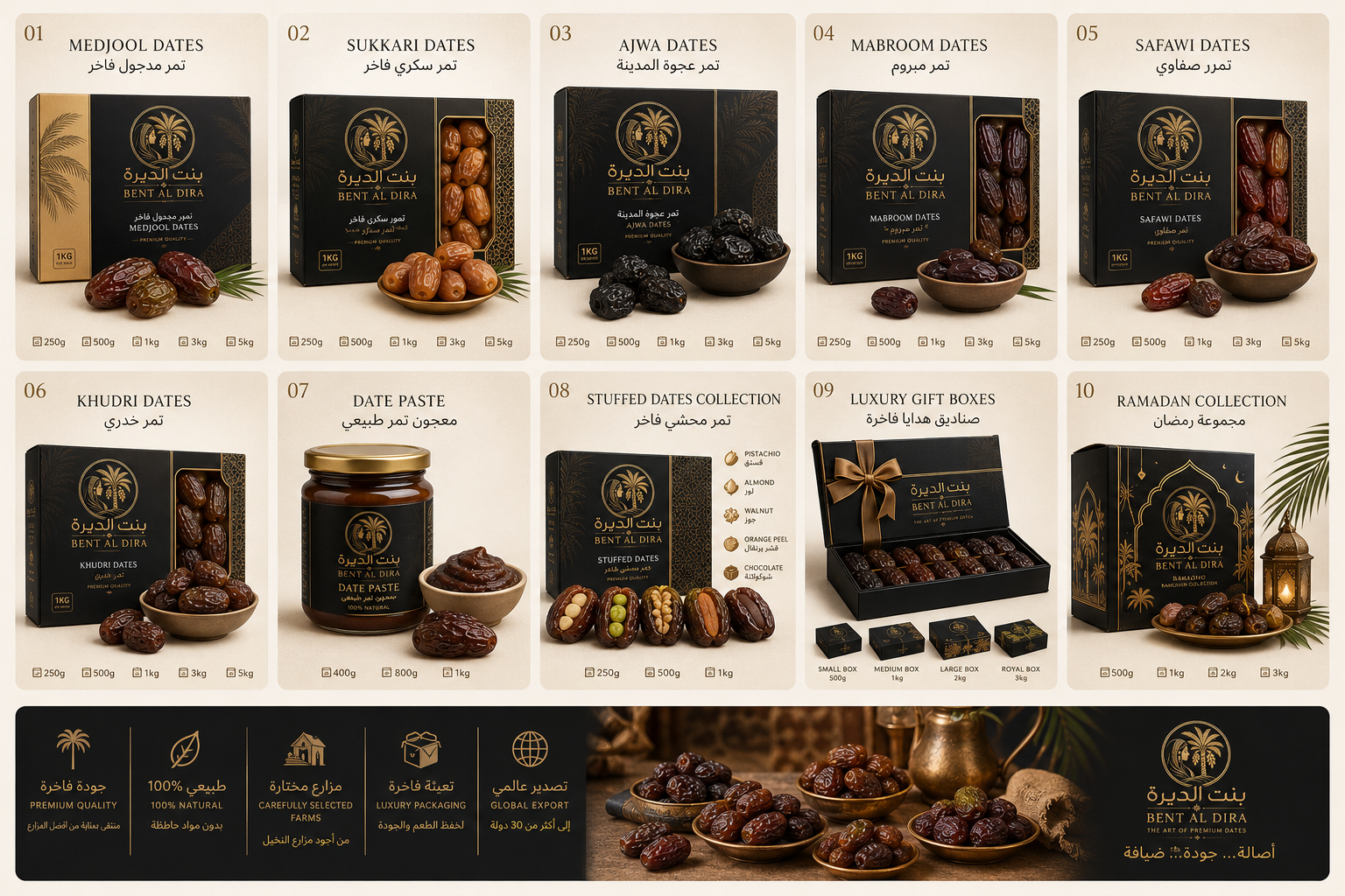 Bent Al Dira premium dates collection